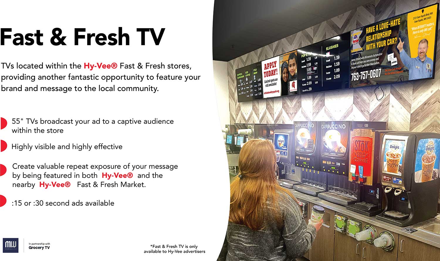 Hyvee Fresh & Fast TV Grocery Store Advertising